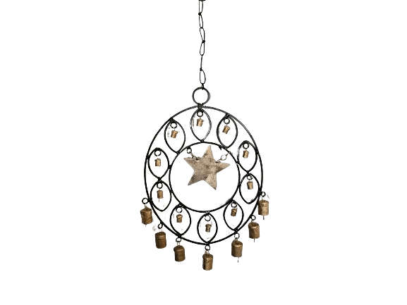 Star Chime Metal Oval (58cm)