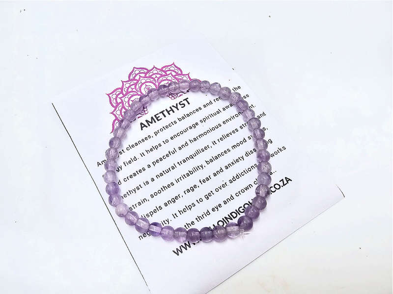 Amethyst Bangle (4mm)