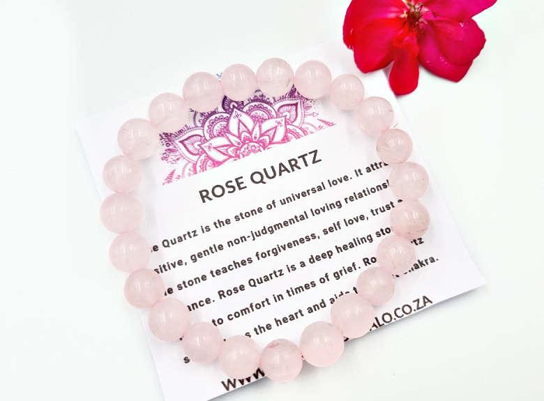 Rose Quartz Bangle (8mm)