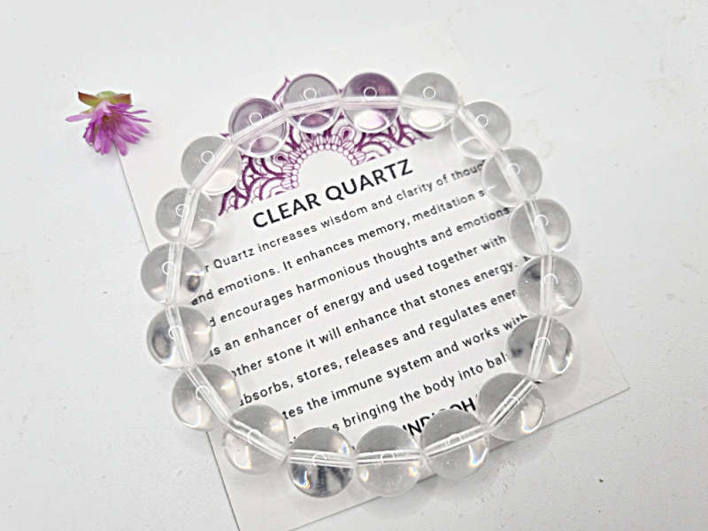 Clear Quartz Bangle (10mm)
