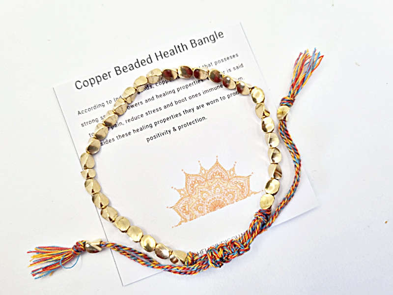 Copper Beads Bracelet
