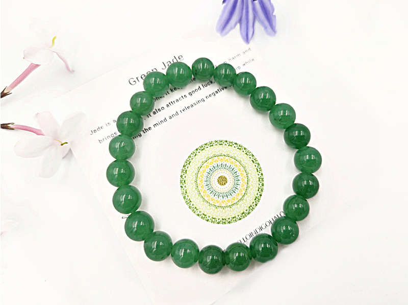 Green Jade Bangle (8mm)