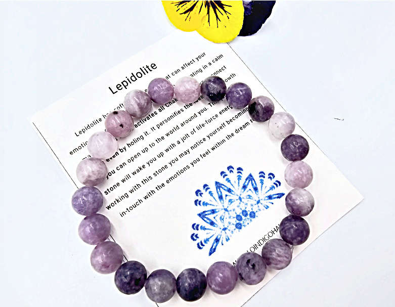 Lepidolite Bangle (8mm)