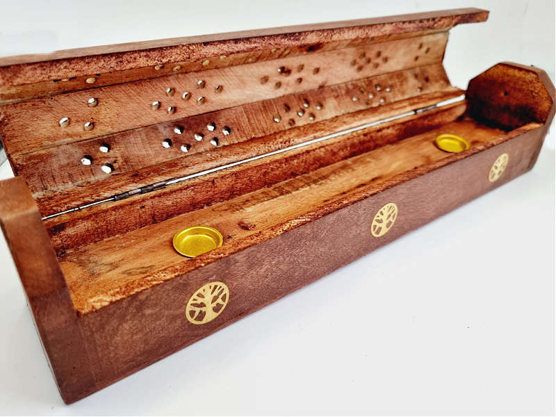 Horizontal Wooden Incense Box