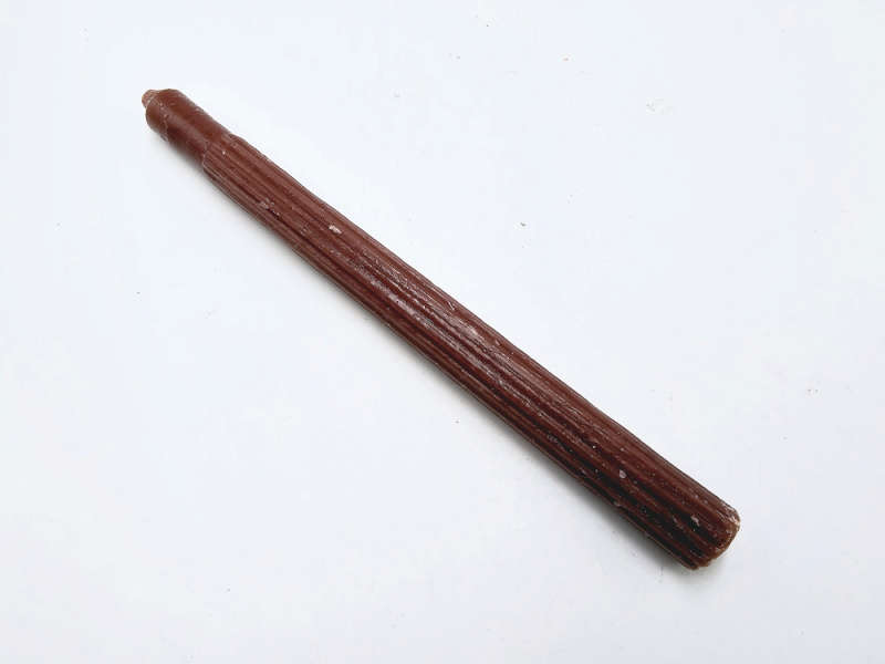 Brown Candles Solid 25cm - Pack of 6 (Grounding)