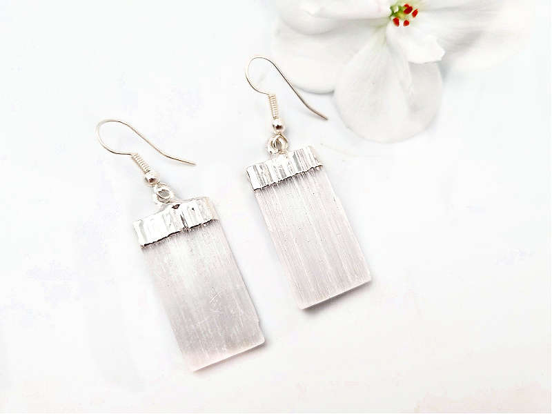 Selenite Earrings