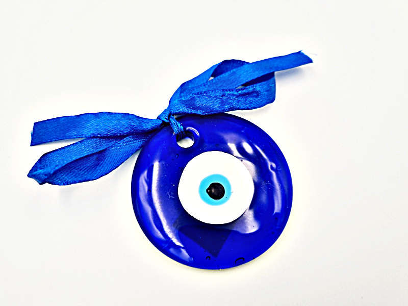 Medium Glass Evil Eye
