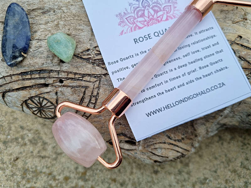 Rose Quartz Crystal Facial Roller