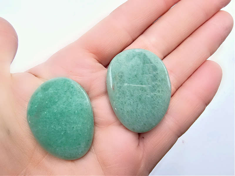 Green Aventurine Palm Stone Flat (5cm)