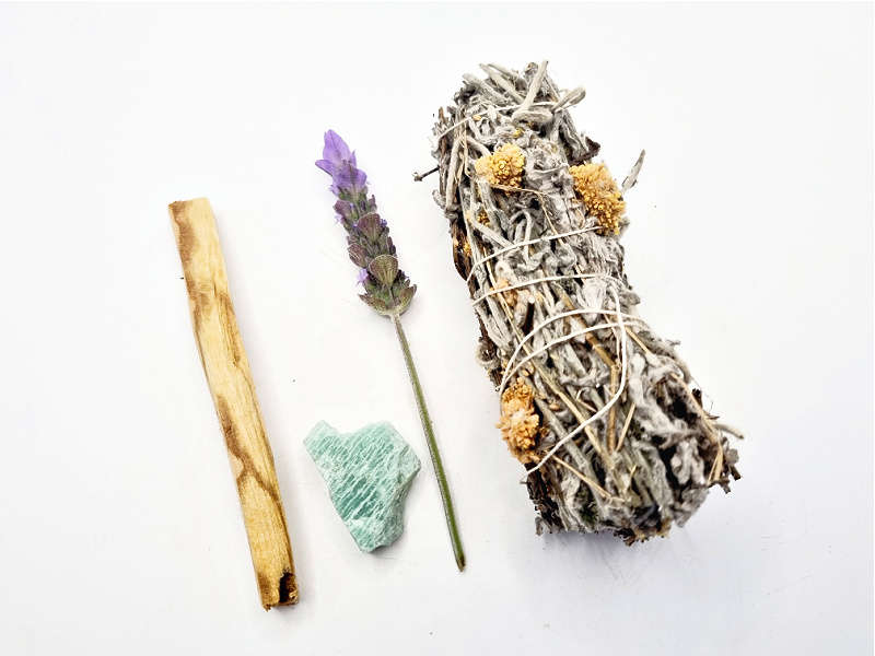 Smudge Stick Healing Combo (Amazonite)