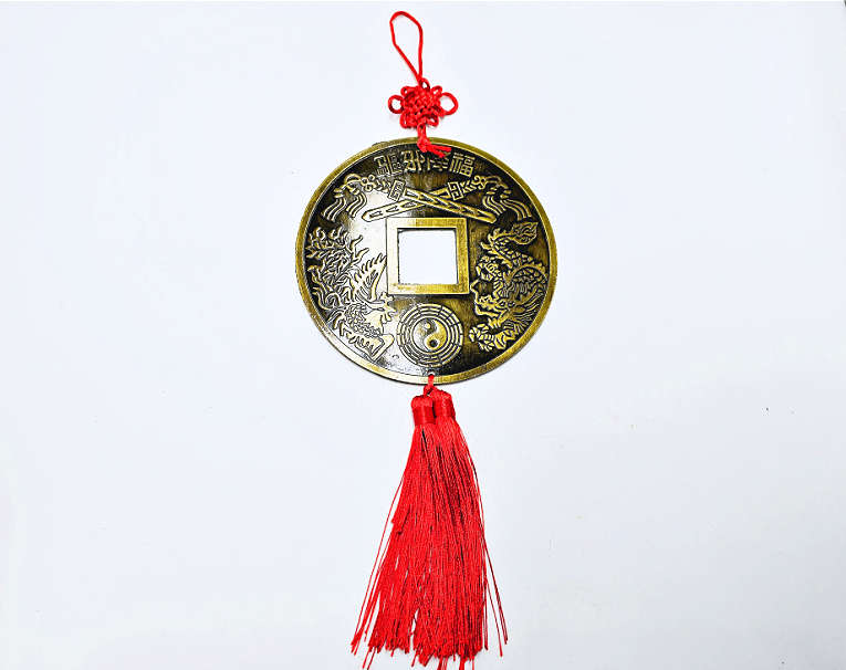 Lucky Hanging Chinese Coin Large (15cm)