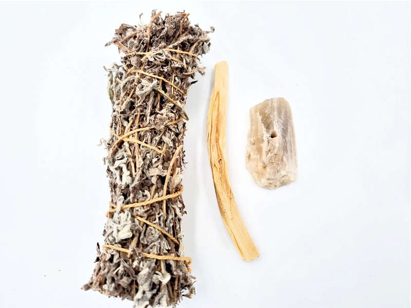 Smudge Stick Manifesting Combo (Moonstone)