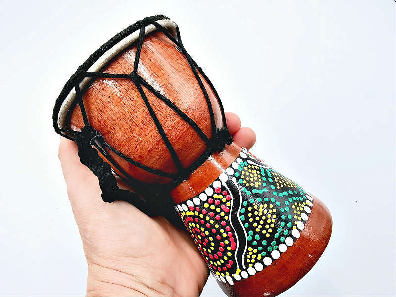 Drum 15cm (Dot Painted)