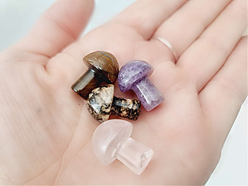 Mini Tigers Eye Mushroom (2cm)