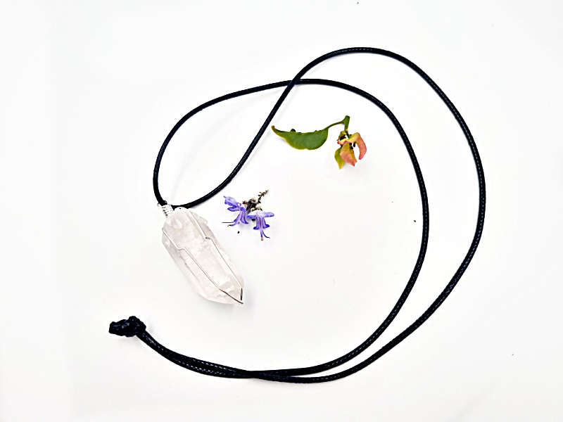 Quartz Rough Necklace (Wisdom &amp; Spiritual Growth)