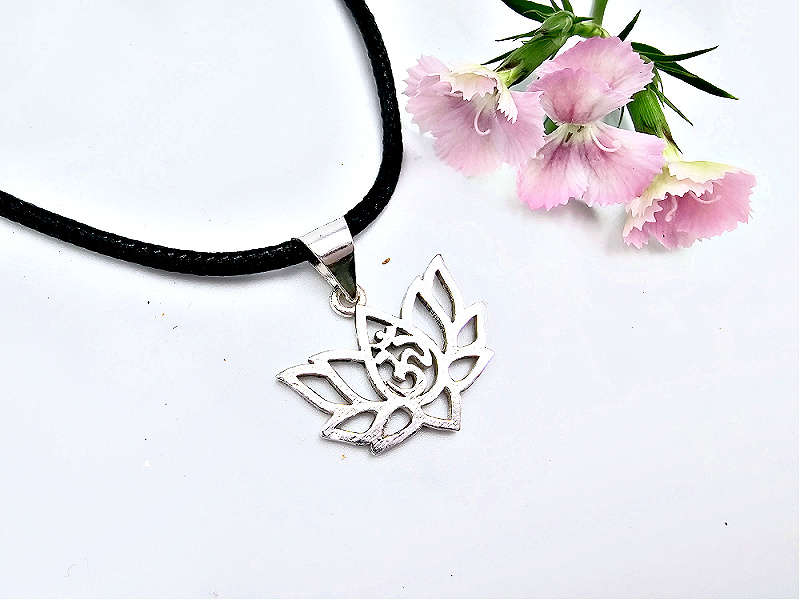 Lotus Om Necklace