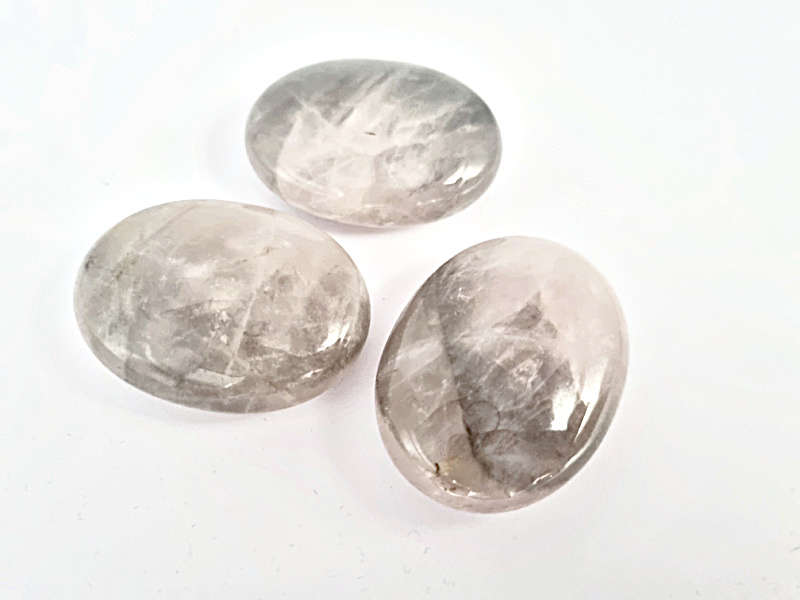 Lunar Quartz Palm Stones (4cm)
