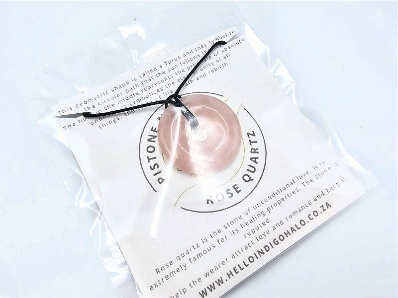 Rose Quartz Pi Stone 35mm