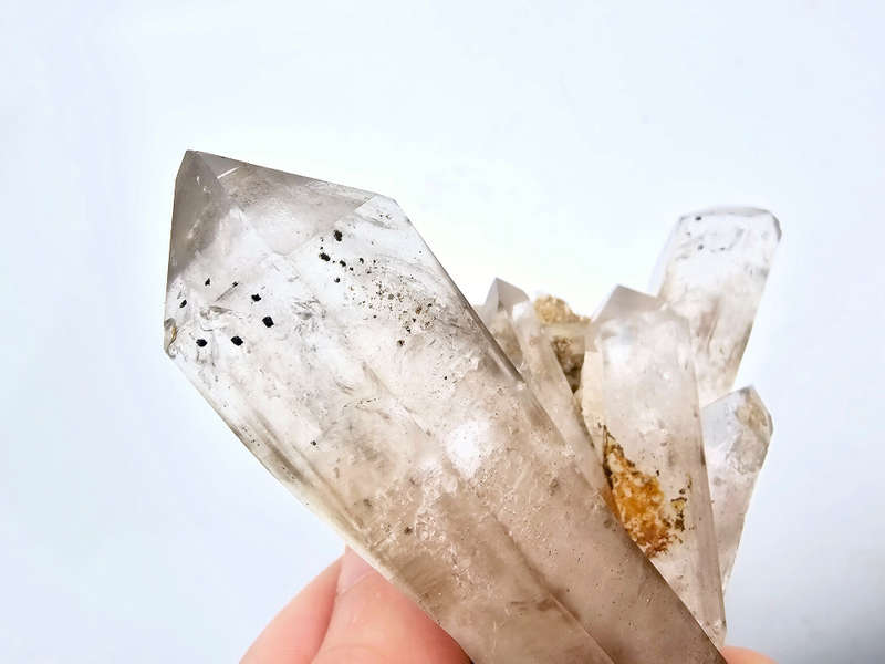 Smoky Quartz Cluster A (134g) Enhydro's X5 RARE