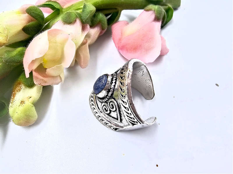 Lapis Lazuli Gypsy Ring