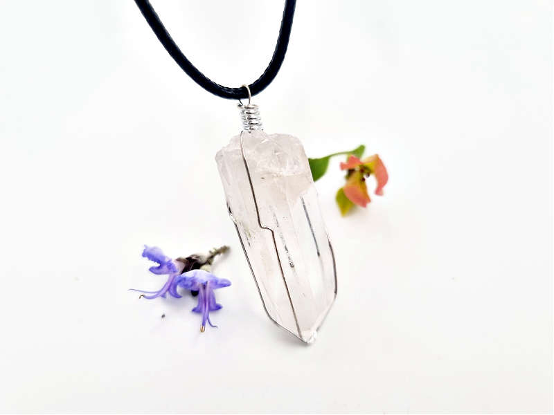 Quartz Rough Necklace (Wisdom &amp; Spiritual Growth)