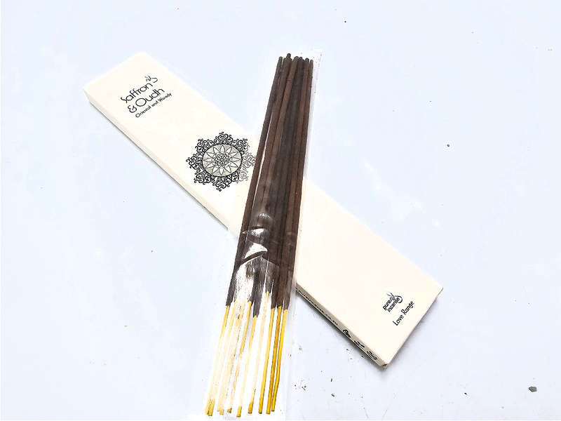 Pure Incense Handcrafted Saffron &amp; Oudh