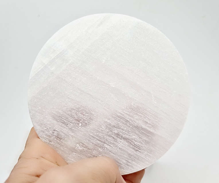 Selenite Charging Plate Round (10cm)