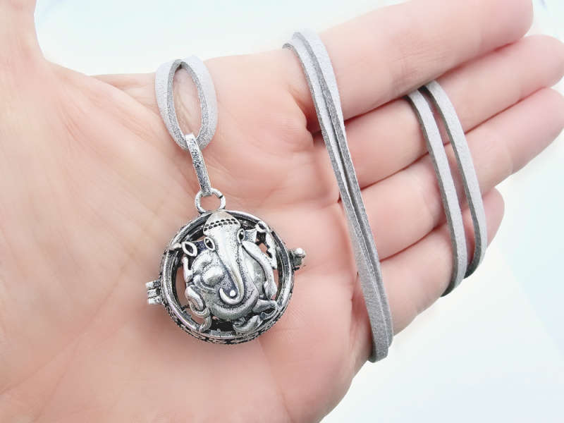Harmony Bell Ganesha Necklace