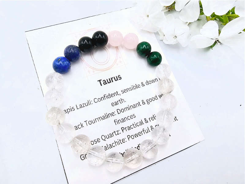 Taurus Zodiac Gemstone Bangle (20 April - 20 May)