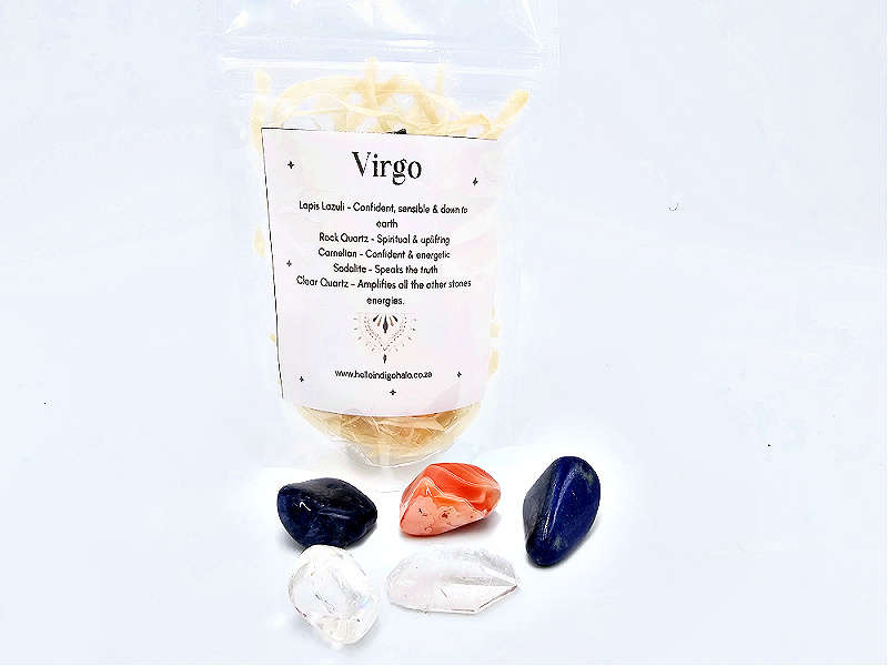 Virgo Tumble Stone Bag