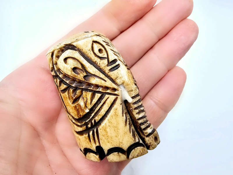 Elephant Incense Holder(Hand Carved Yak)