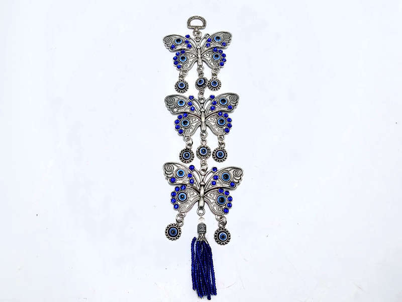 Butterfly Evil Eye Tassel Talisman