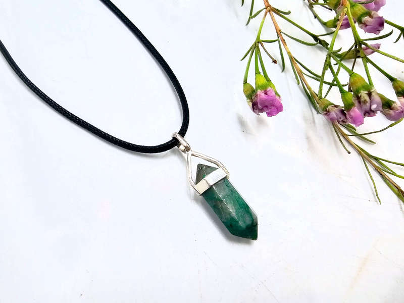Chrysocolla Mini Pendant (925 Silver)