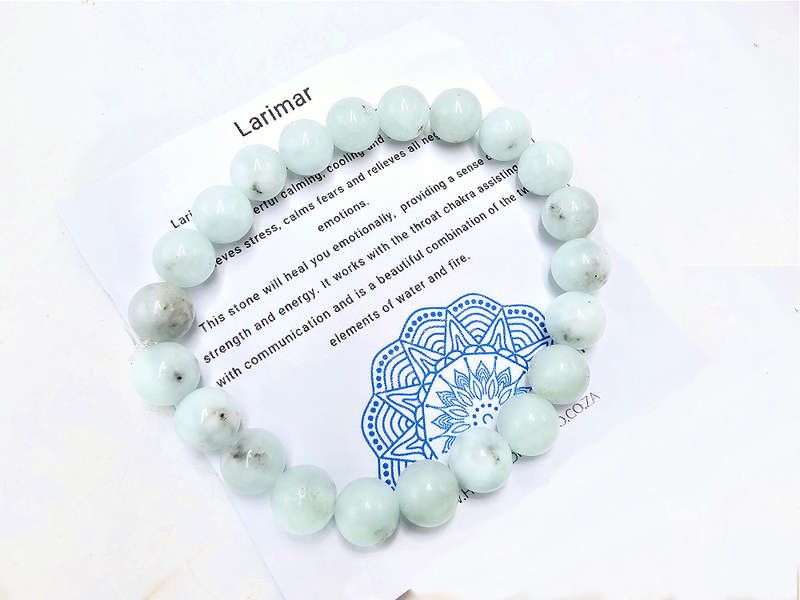 Larimar Bangle (8mm)