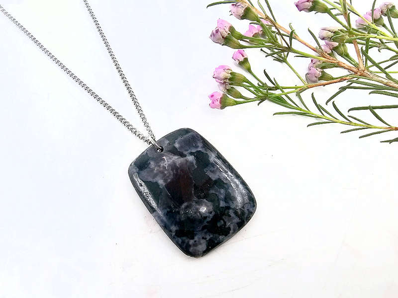 Merlinite (Gabbro) Necklace Square