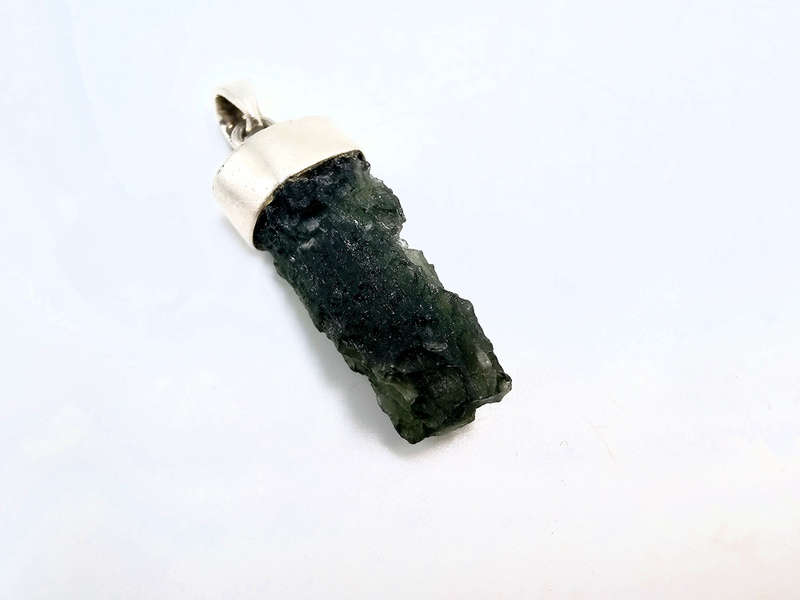 Moldavite Pendant B 7g (925 Silver)