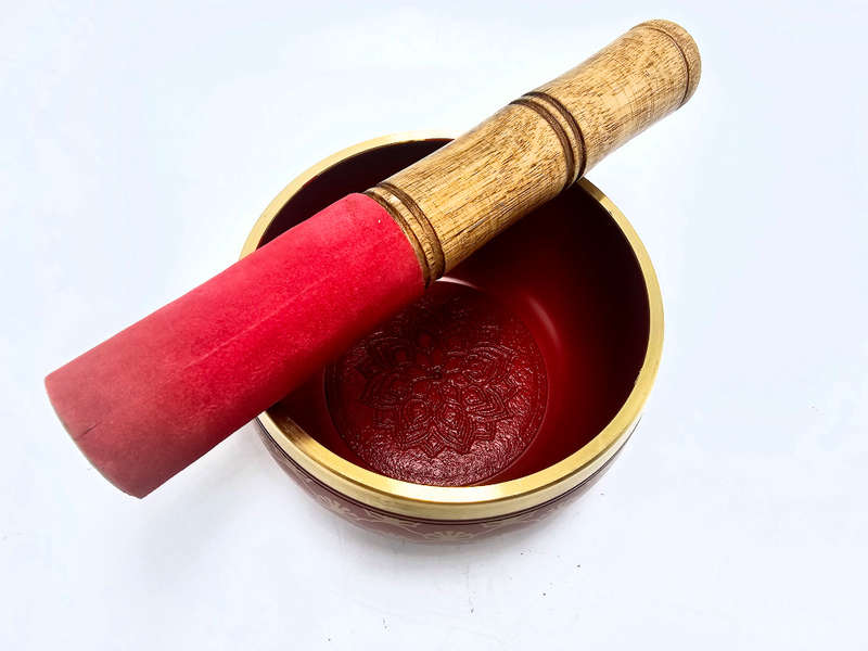 Singing Bowl - Small (Red Lotus)
