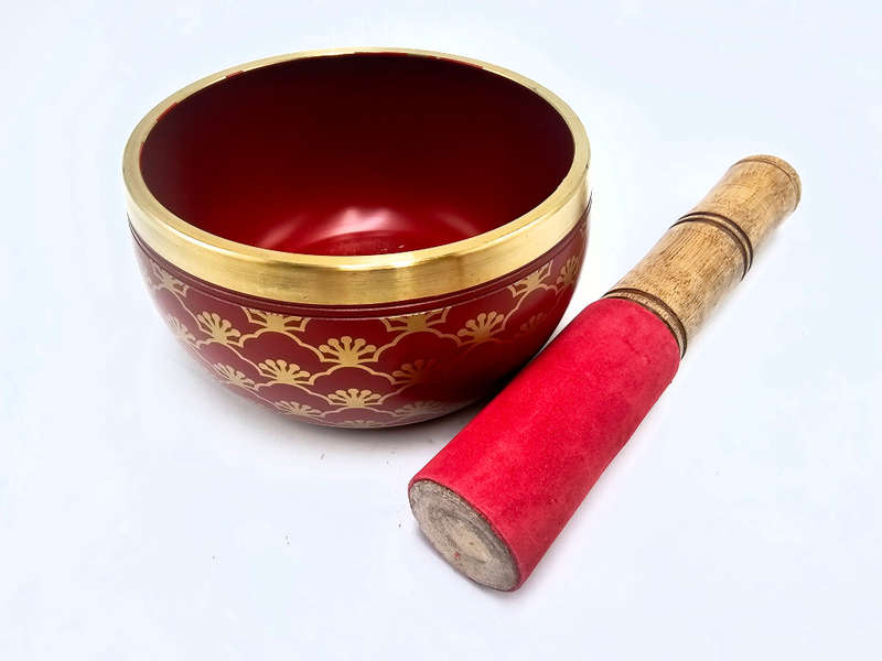 Singing Bowl - Small (Red Lotus)