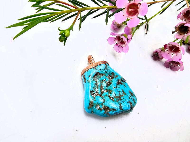 Turquoise Copper Pendant