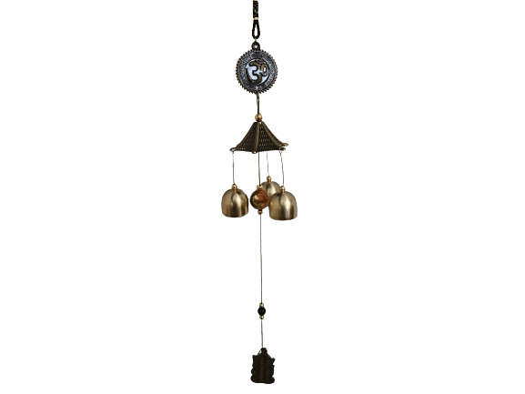 OM Pagoda &amp; Ganesha Bell Wind Chime