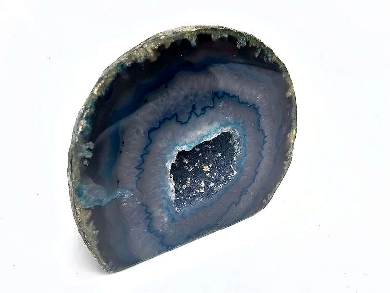 Agate Geode Standing Freeform A (Blue)