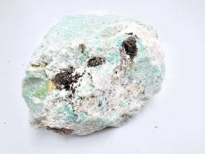 Amazonite Rough Chunk C (1.48kg) Mica