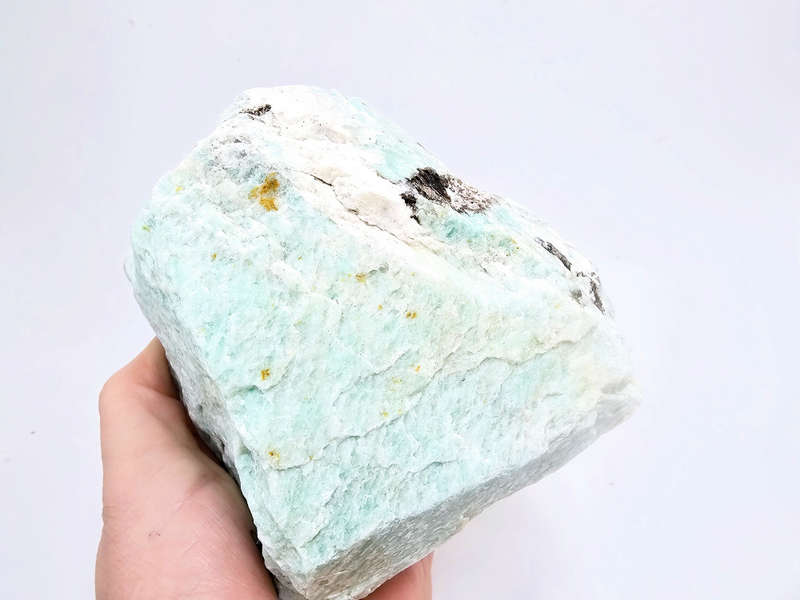 Amazonite Rough Chunk C (1.48kg) Mica