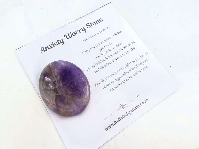 Worry Stone Anxiety (Amethyst)