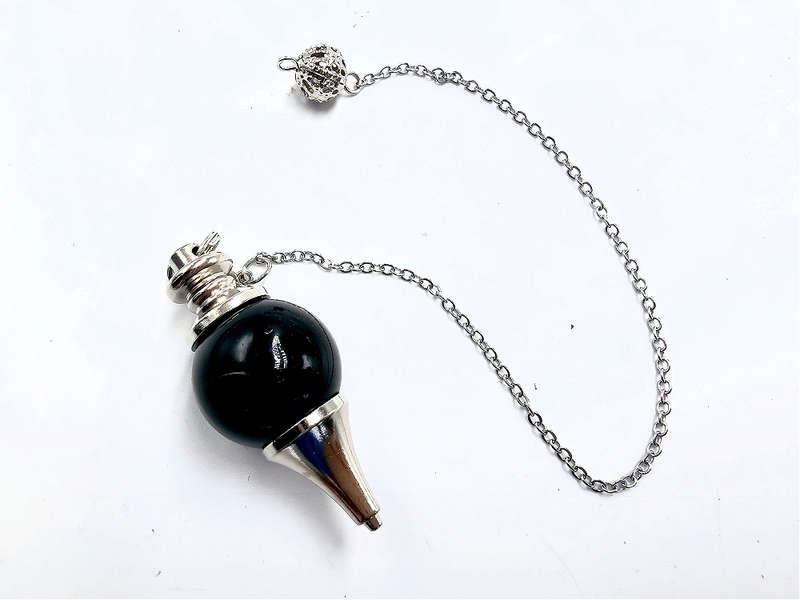 Black Obsidian Ball Pendulum