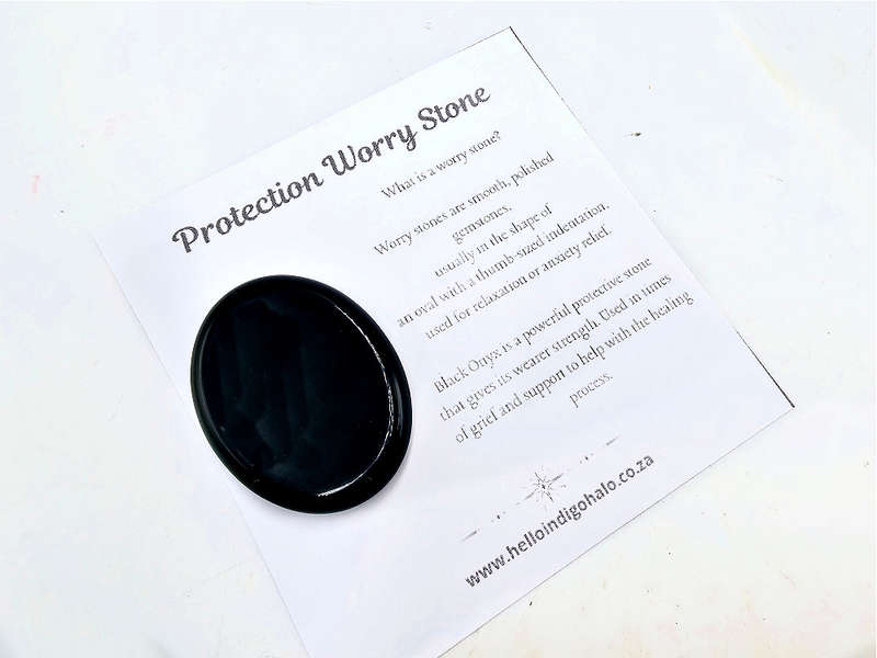 Worry Stone Protection (Black Obsidian)
