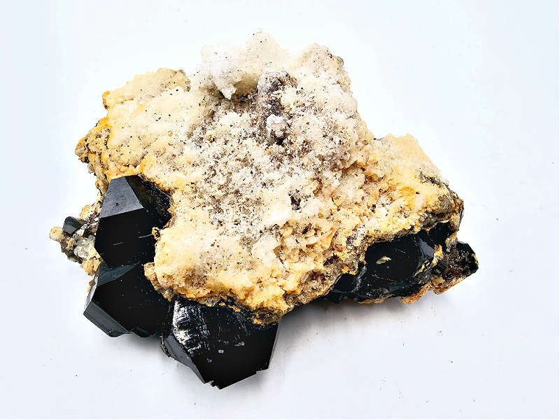 Black Tourmaline &amp; Hyalite E (326g)