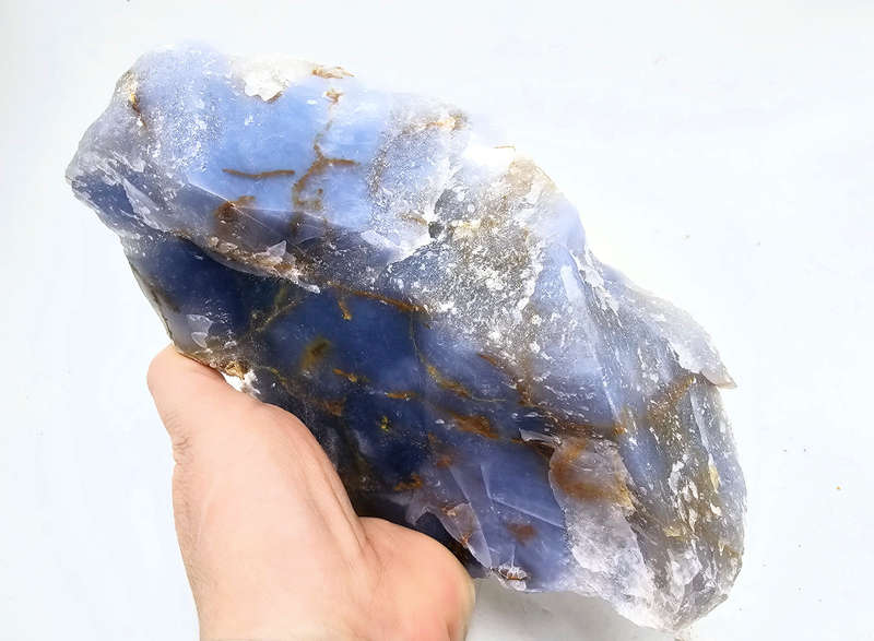 Blue Chalcedony Rough Chunk C (1.3kg)
