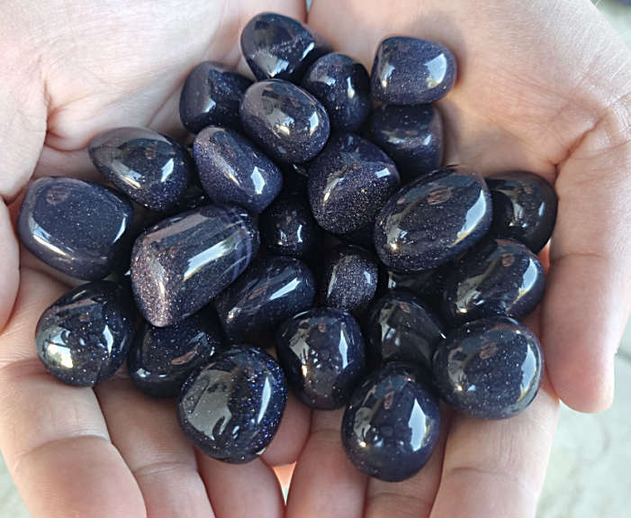 Blue Sandstone Tumble Stones