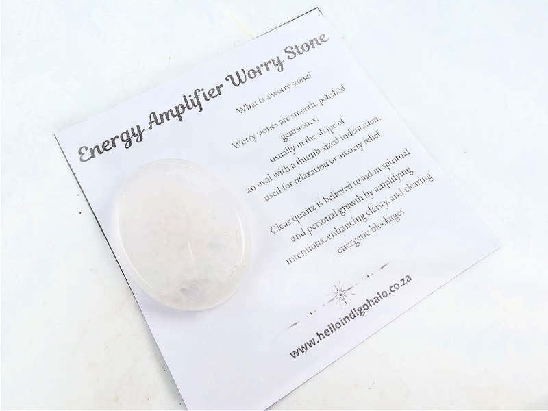 Worry Stone Energy Amplifier (Clear Quartz)